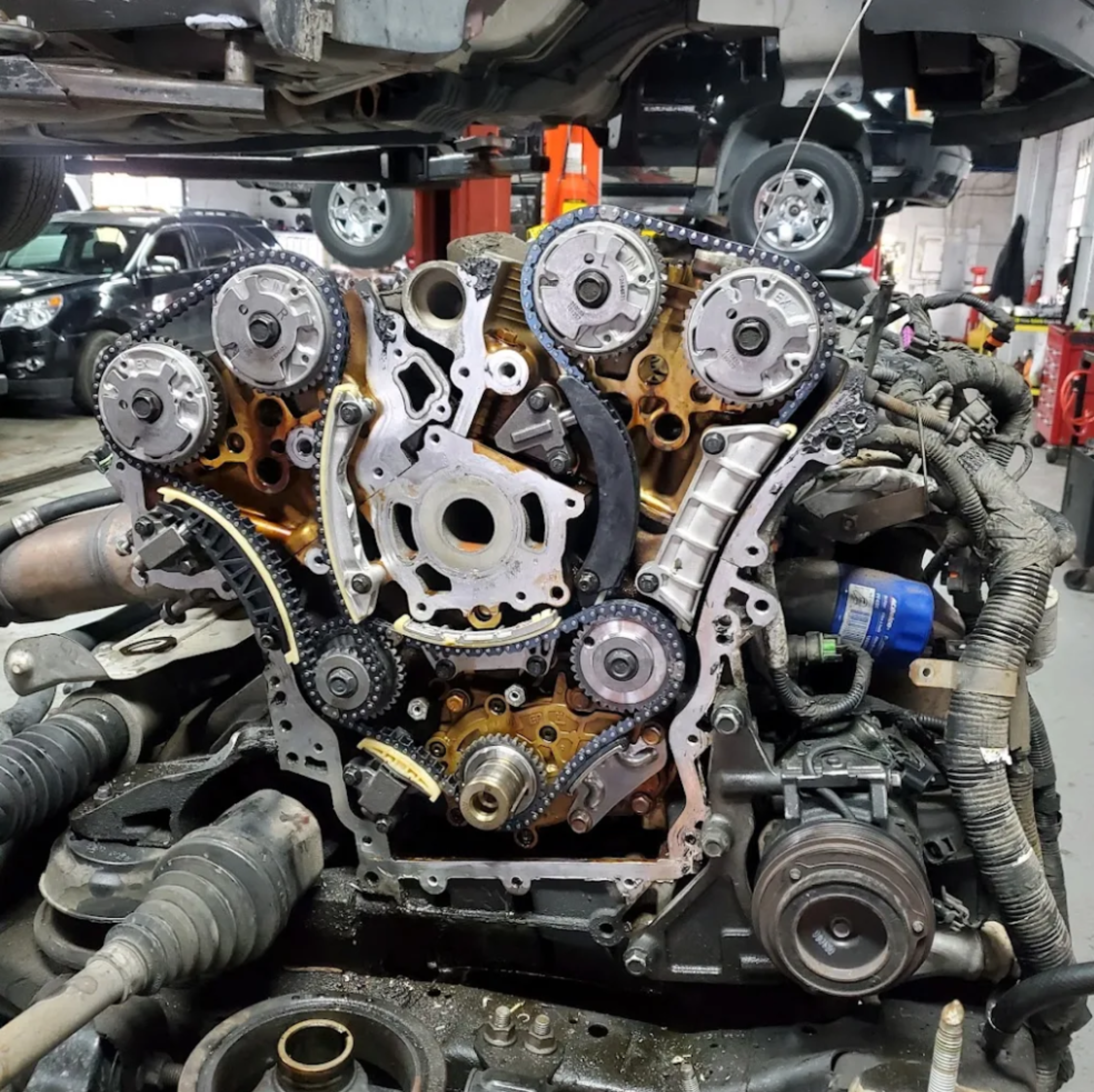 Mechanic working in the shop